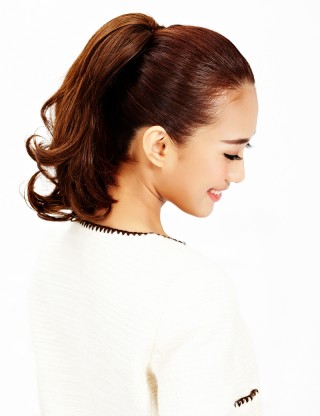 Wigs2you 馬尾 時尚爪夾式馬尾 梨花卷髪馬尾辮子 假髪綁式短卷馬尾蓬松逼真自然WS-5004-CGAM